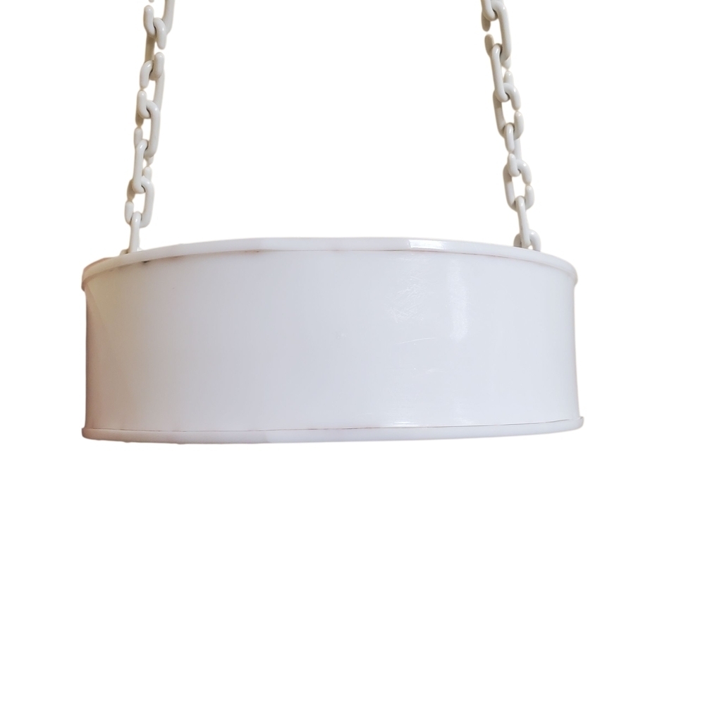 MCM White Circular Crossbody Bag. Plastic Grid w/ Unique Opening. - Picture 6 of 10